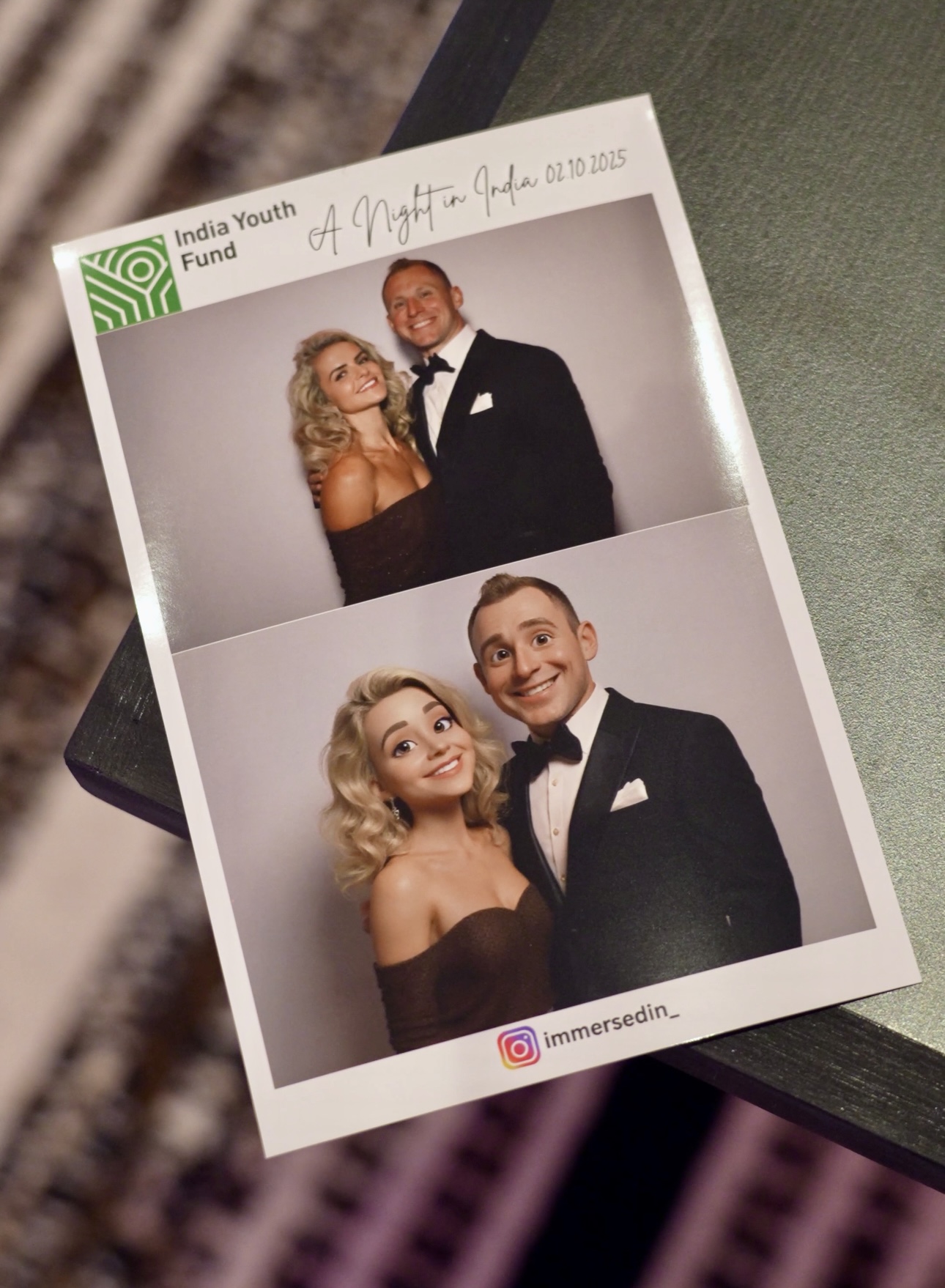 AI photo booth stylised print